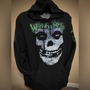 Black Graphic Hoodie